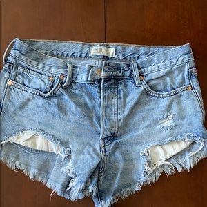Free People Distressed shorts